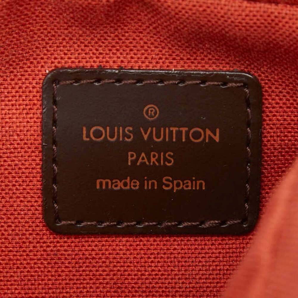 LOUIS VUITTON Authentic Brown Damier Leather Hobo Bag - Picture 11 of 12